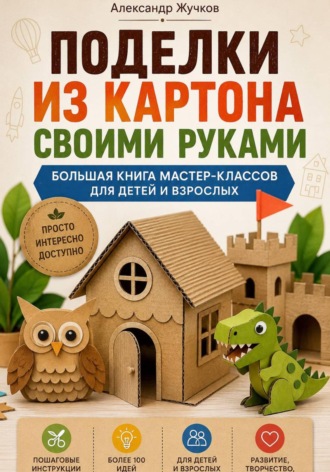 Поделки из картона своими руками. Большая книга мастер-классов для детей и взрослых , Поделки из картона своими руками. Большая книга мастер-классов для детей и взрослых