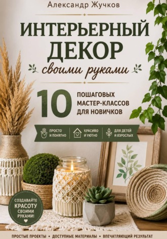 Интерьерный декор своими руками. 10 пошаговых мастер-классов для новичков , Интерьерный декор своими руками. 10 пошаговых мастер-классов для новичков