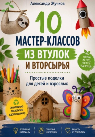 10 мастер-классов из втулок и вторсырья. Простые поделки для детей и взрослых , 10 мастер-классов из втулок и вторсырья. Простые поделки для детей и взрослых