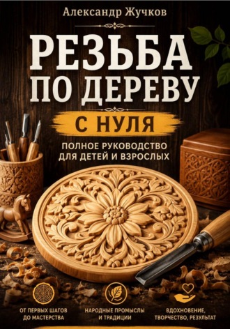 Резьба по дереву с нуля. Полное руководство для детей и взрослых , Резьба по дереву с нуля. Полное руководство для детей и взрослых